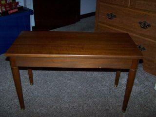 Vintage Wood Piano Bench With Storage Local Pick - Up Only