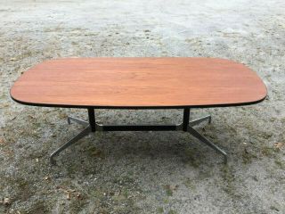 Herman Miller Charles Eames Aluminum Group Racetrack Conference Table - Rosewood