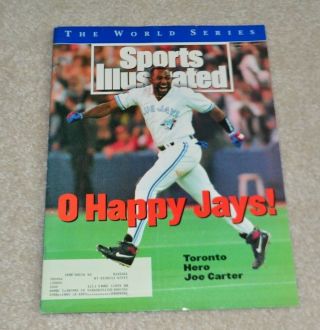 November 1,  1993 Joe Carter Toronto Blue Jays World Series Sports Illustrated