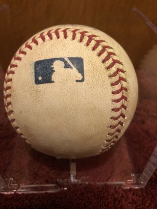 Albert Pujols Game MLB Authenticated Scored Run Baseball Angels 3