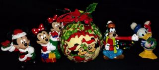 Vintage Disney Christmas Mickey,  Minnie,  Goofy,  Donald
