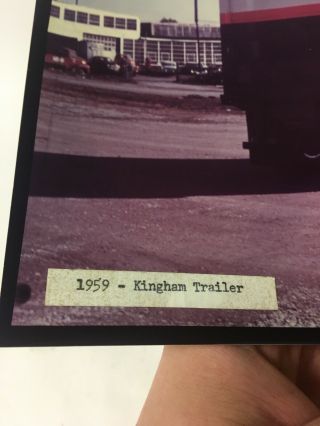 Vtg Photograph of Post Office 1959 Kingham Trailer 3