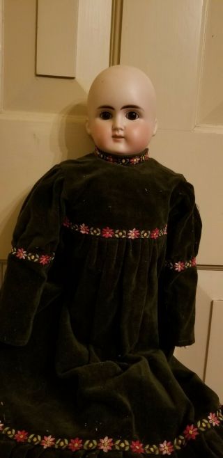 Antique Alt Beck Gottschalk Abg 1123 German Doll Bisque Turned Shoulder Head 22 "