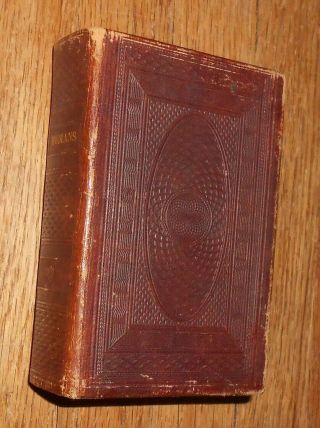 1839 Antique Book The Poetical Of Mrs Hemans - 2 Vol.  S In 1 - Leather