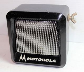 Antique Motorola Weather Resist Motorcycle Power Voice Speaker Tsn6015a No Box