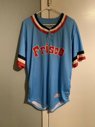 Frisco Roughriders Jersey Turn Back The Clock Sz 44 Texas Rangers Affiliate