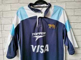 ARGENTINA 1998 1999 AWAY RUGBY UNION PUMAS TOPPER VINTAGE SHIRT - LARGE 3