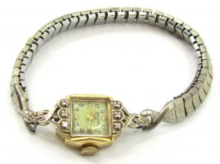 Vintage Womens Bulova 14k Gold Case 23 Jewel Wrist Watch - Not Running
