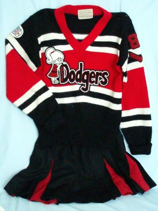 Cute Logo Vintage True High School Red,  Black,  White Cheerleader Outfit