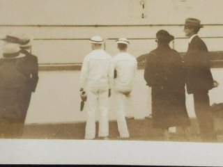Vintage U.  S Navy Battleship Photo Picture V4 2