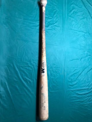 Josh Bard Cleveland Indians Game Bat 2