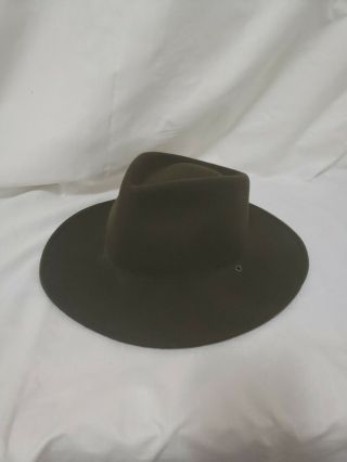Vintage Boy Scouts Of America Scout Master Campaign Hat Size Small 100 Wool