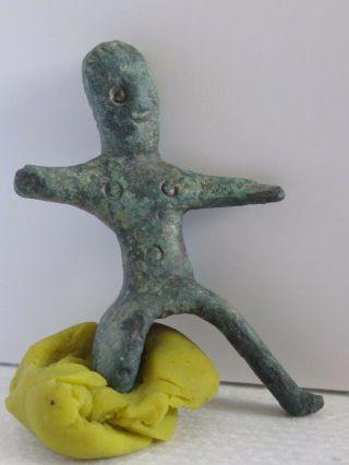 Horseman Ancient Roman Figure,  Bronze Horse Rider 1st - 3rd Ad 10,  37 G / 42 M