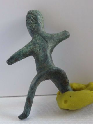 Horseman Ancient Roman Figure,  Bronze Horse Rider 1st - 3rd AD 10,  37 g / 42 m 2