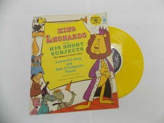 Vintage Little Golden Record King Leonardo His Short Subjects 78 Rpm O Colognie