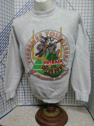 Vintage Ut Tennessee Vols Volunteers 1994 Gator Bowl Crewneck Sweatshirt Large