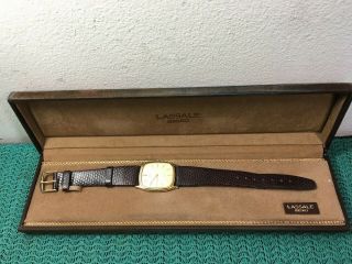 Vintage Lassale Seiko E - Bm96 Made In Japan Quartz Watch In Case