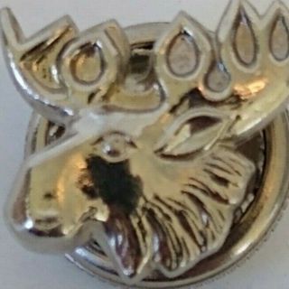Vintage Sterling Silver Loyal Order Of Moose Pin Fraternal