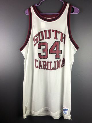 Vintage Champion South Carolina Gamecocks Basketball Jersey 34 Size Xxl
