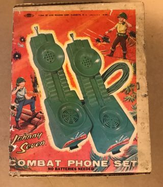 Vintage Johnny Seven Combat Phone Set