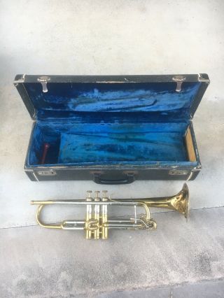 Rare Vintage Antique F E Olds “ Recording “ Trumpet La Usa Professional