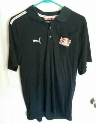 Nascar Red Bull Racing Team Issued Pit Crew Polo Shirt Race Large