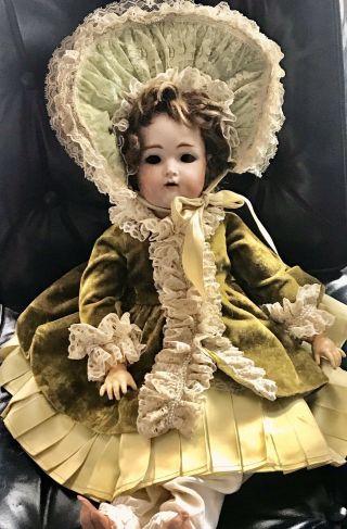 Antique German Bisque K⭐️r Simon Halbig Child Doll Circa 1900,  Vintage Clothing