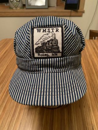 Wmstr Western Minnesota Steam Threshers Reunion Railroad Hat Cap Rollag Mn