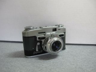 Vintage Graflex Graphic 35mm Camera W/ Leather Case