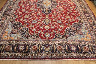 Old Hand Made Traditional Persian Rugs Oriental Wool Red Large Carpet 395x300 cm 3