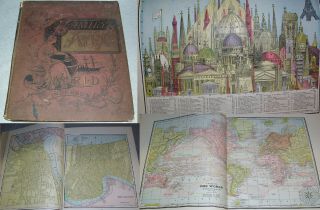 Antique Atlas Of The World Cram 
