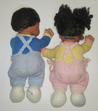 Too Cute Twins vintage boy and girl dolls Black AA Talking Dolls 2