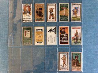 Cigarette Cards,  Wills 1915 Recruiting Posters Full Set Of 12 Vg
