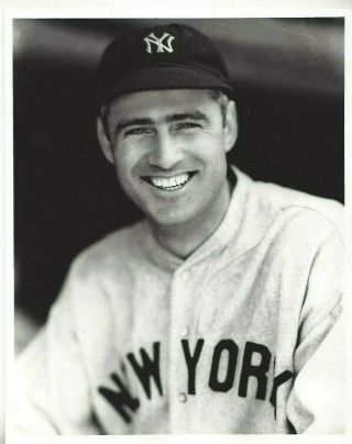 Earle Combs George Brace 8x10 B&w Photo York Yankees Hofer