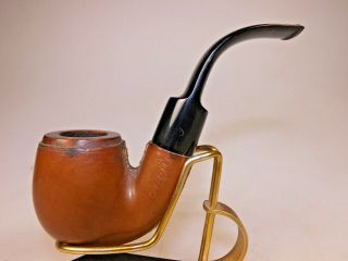 Savinelli Grand Prix Leather Covered 614 Briar Pipe Italy Cool To Touch Ebonite