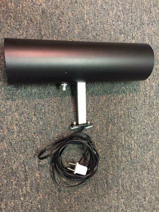 Vintage George Nelson For Herman Miller Css Wall Unit Black Cylinder Can Lamp.  2
