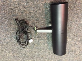 Vintage George Nelson For Herman Miller Css Wall Unit Black Cylinder Can Lamp.  1