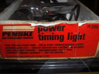 Vintage Penske Timing Light Gun By Sears & Roebuck And Co 244.  2115