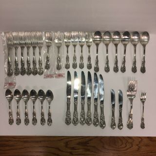 Francis I Reed & Barton Sterling Silver Service For 6 Set 30 Piece Plus4 Extra
