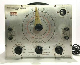 Vintage Eico Model 950b Resistance Capacitance Comparator Bridge Tester