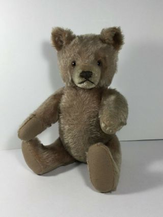 Antique Steiff Growler Teddy Bear Plush Mohair Straw Stuffed Fully Jointed 1763