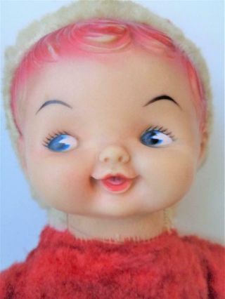 Vintage 1964 My Toy Rubber Vinyl Face Doll PLUSH CLOTH Imp Elf on a Shelf 3
