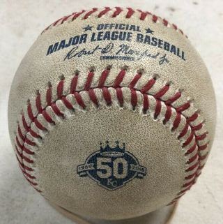 Shohei Ohtani Game Foul Ball Baseball 4/13/18 Royals 50th Anniversary Ball