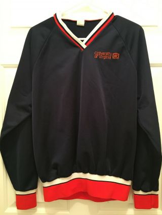Vintage University Of Virginia Uva Cavaliers Cheerleading V - Neck Sweater Large