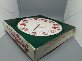 Santa Bear Clock 10th Year Dayton Hudson Quartz 1994 3