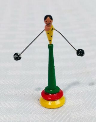 Miniature Dollhouse Artisan Mechanical Automaton Toy Balancing Circus St Leger