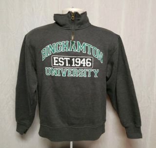 Binghamton University Est 1946 Adult Small Gray Sweatshirt