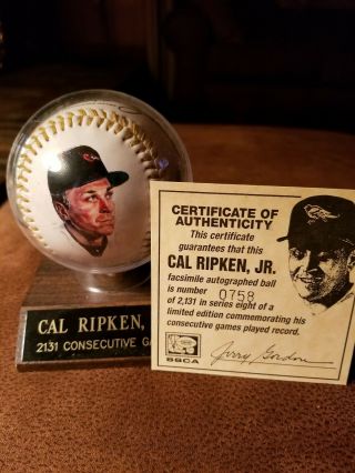 Cal Ripken Jr Commemorative Baseball