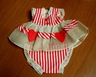 Vintage Arranbee R&b Littlest Angel Valentine Dress & Panties Clothes Exc