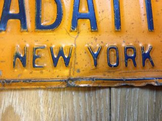 Vintage LABATT US Car License Plate From Major American Distributor ' s Estate 3